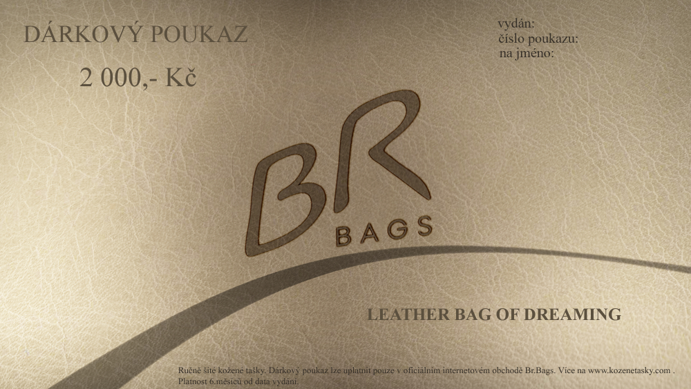 Dárkový poukaz na 2000 Kč