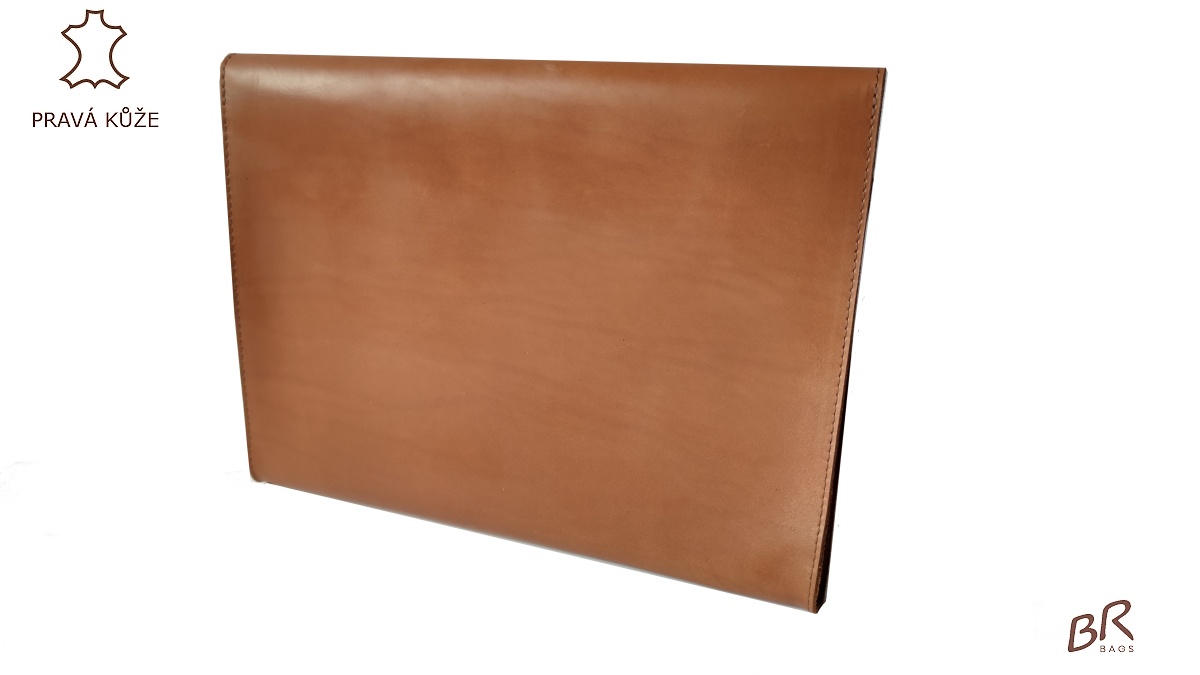 Kožený obal Br.Bags na notebook - ručně šitý, jednokomorový